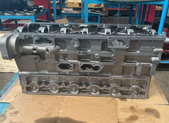 Repair engine in workshop