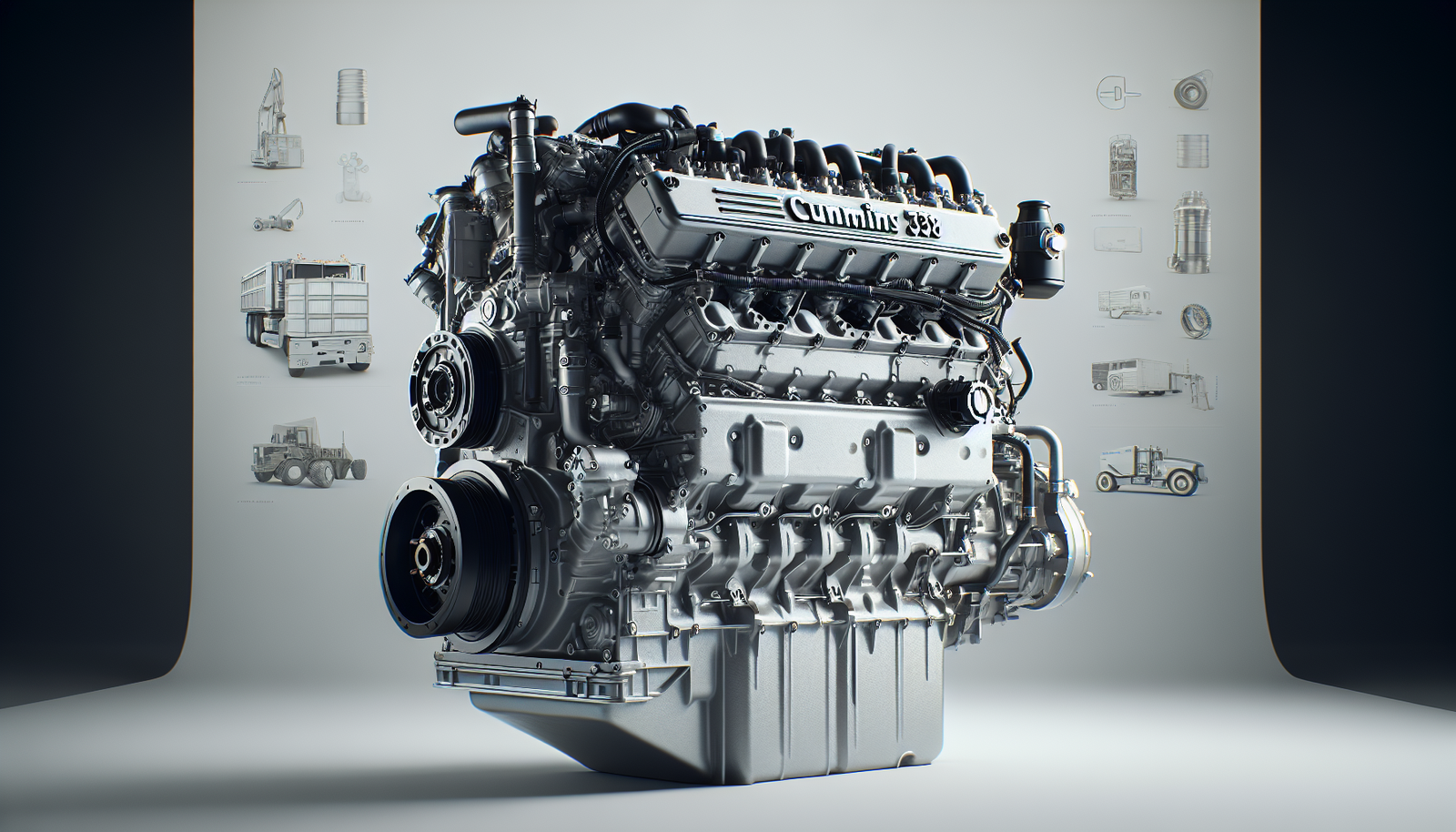 How much horsepower does a Cummins KTA38 have?