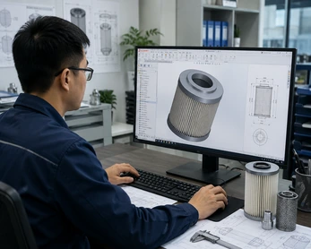 Filter Technical Drawing