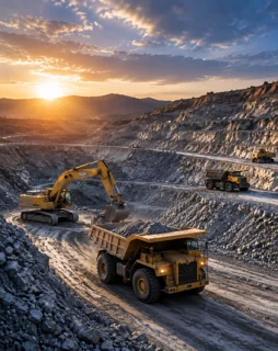 Remote mining site generator installation