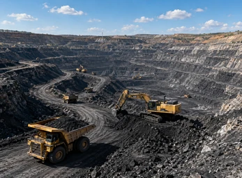 Open pit coal mine operations