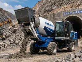 Mining project concrete work