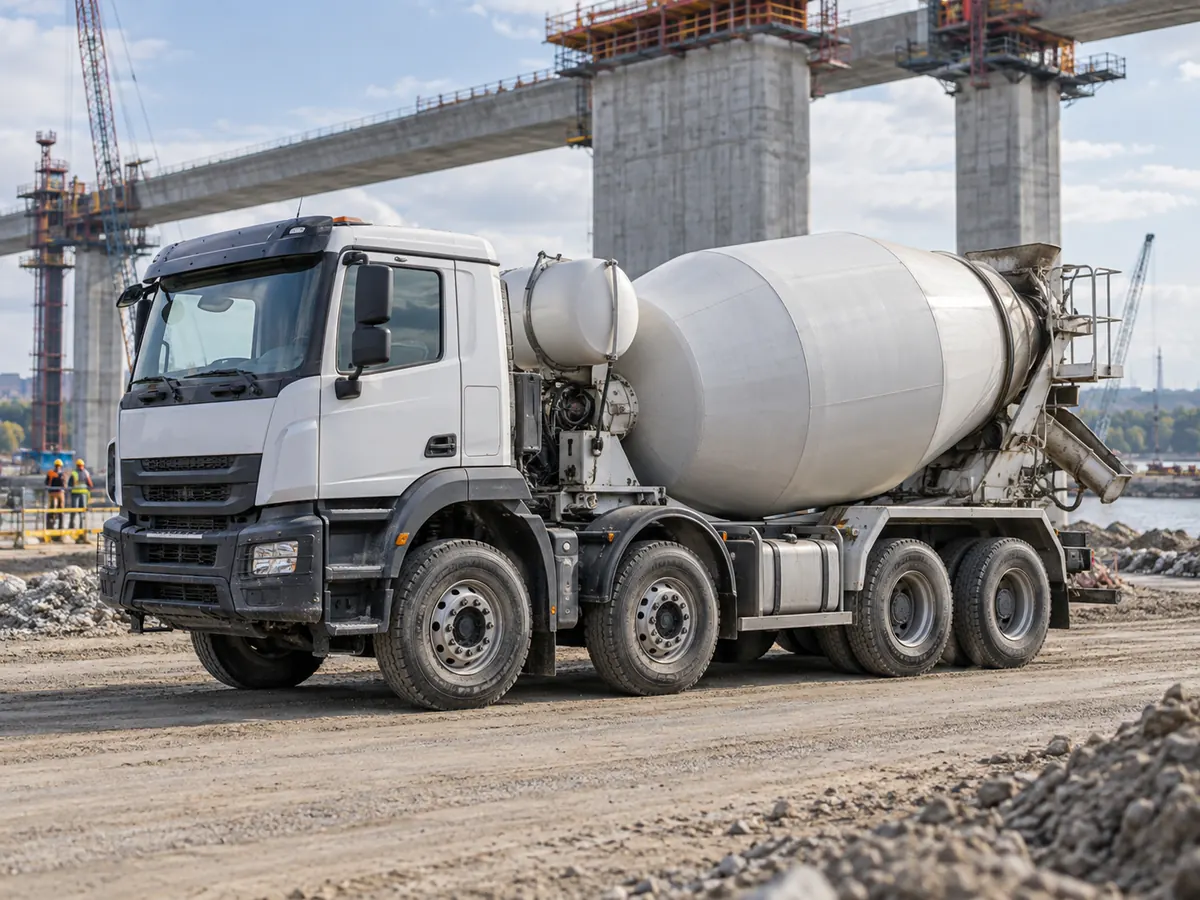 Heavy-Duty Transit Mixer Truck